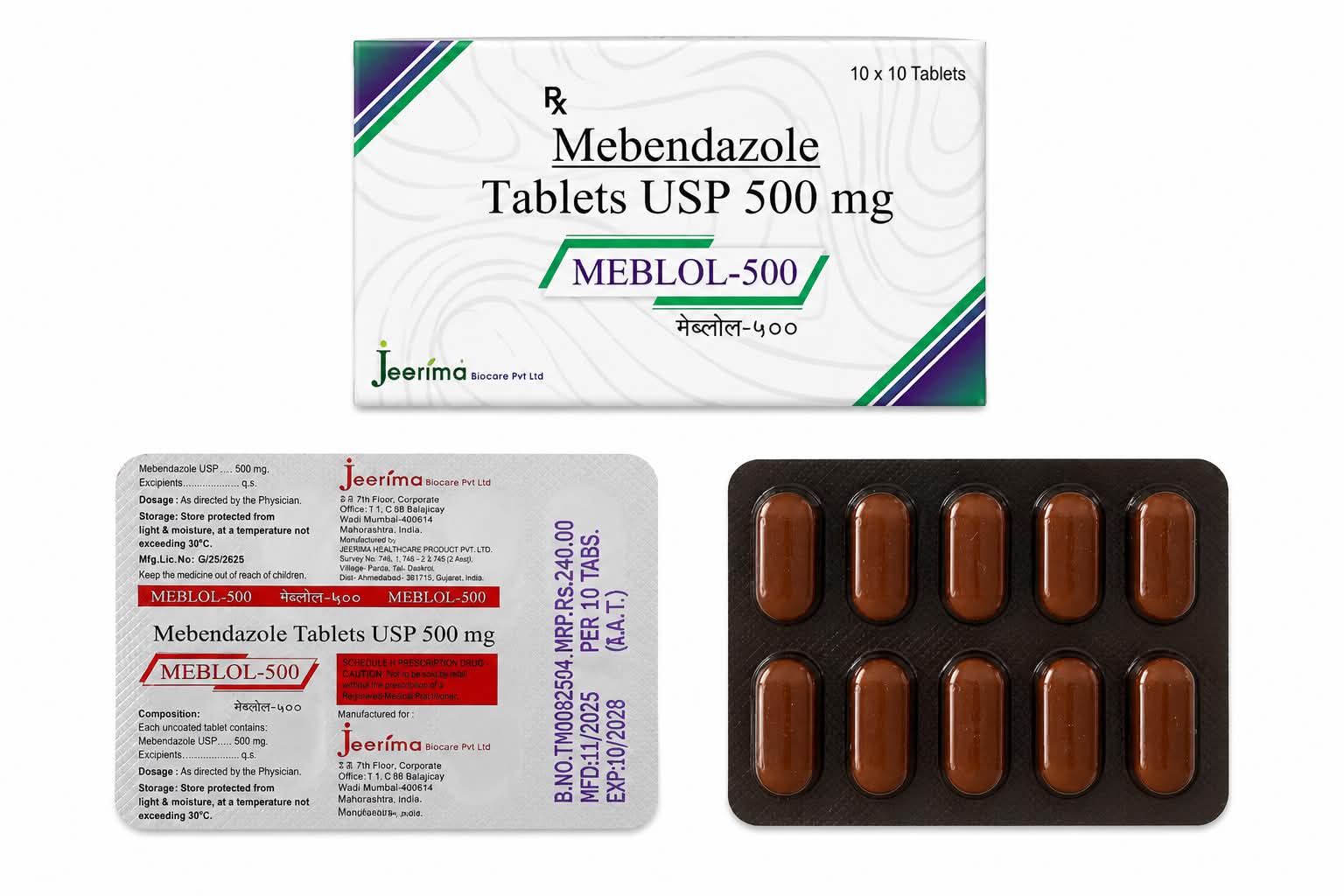 Mebendazol 500mg